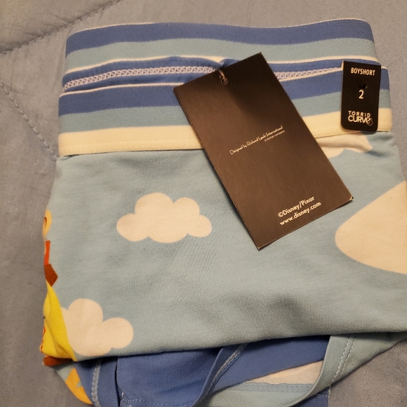 Plus Size - Disney Pixar Up Balloon Blue Cotton Boyshort Panty - Torrid - Picture 4 of 6
